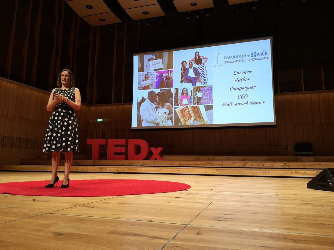 Raj Holness speaking at TEDx